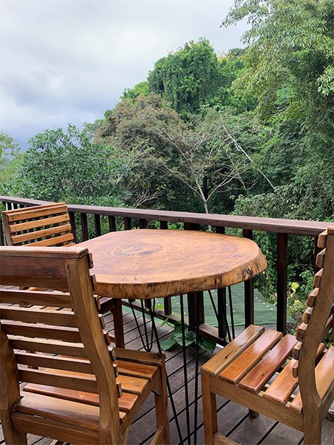 cabana santa marta familiar mamey suite comedor aire libre